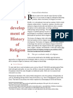 Historical Develpment of History of Religions
