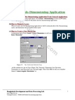 PDMS-Draft Module (Dimensioning Application)