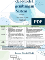 Model Pengembangan Sistem - Kelompok7