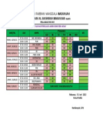 Jadwal Ujian Pas - Genap