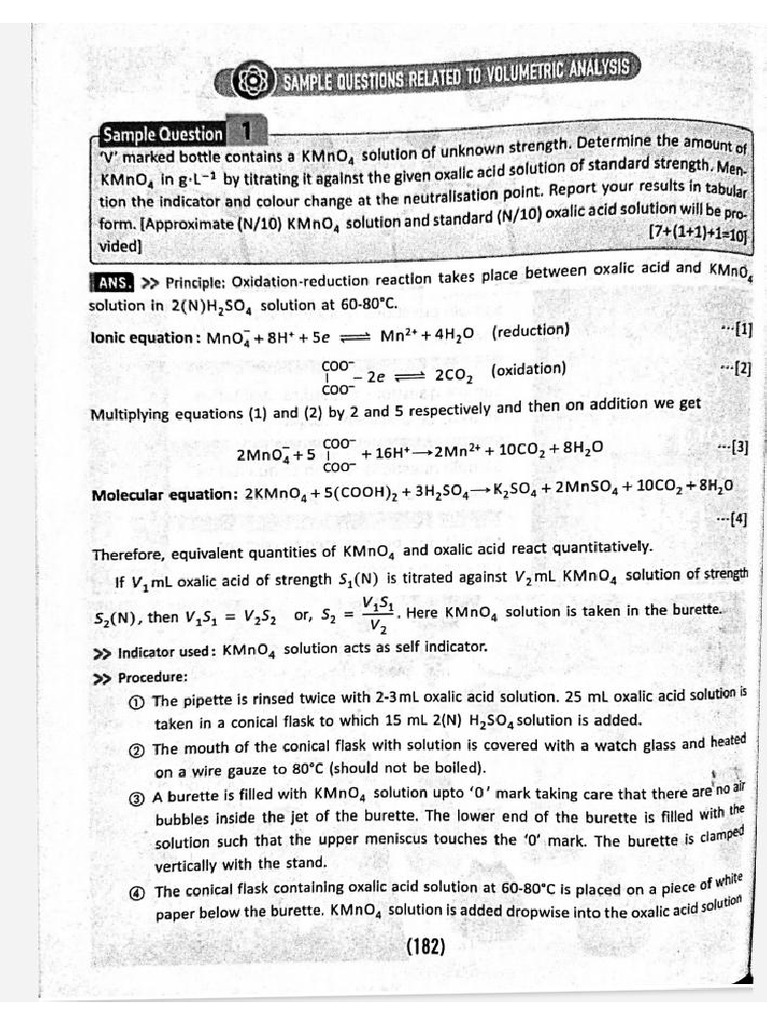 Chemistry Practical XIITitration PDF