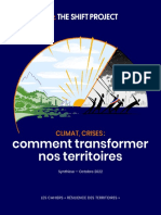 The Shift Project - Crises Climat Comment Transformer Nos Territoires - Synthese - Octobre 2022