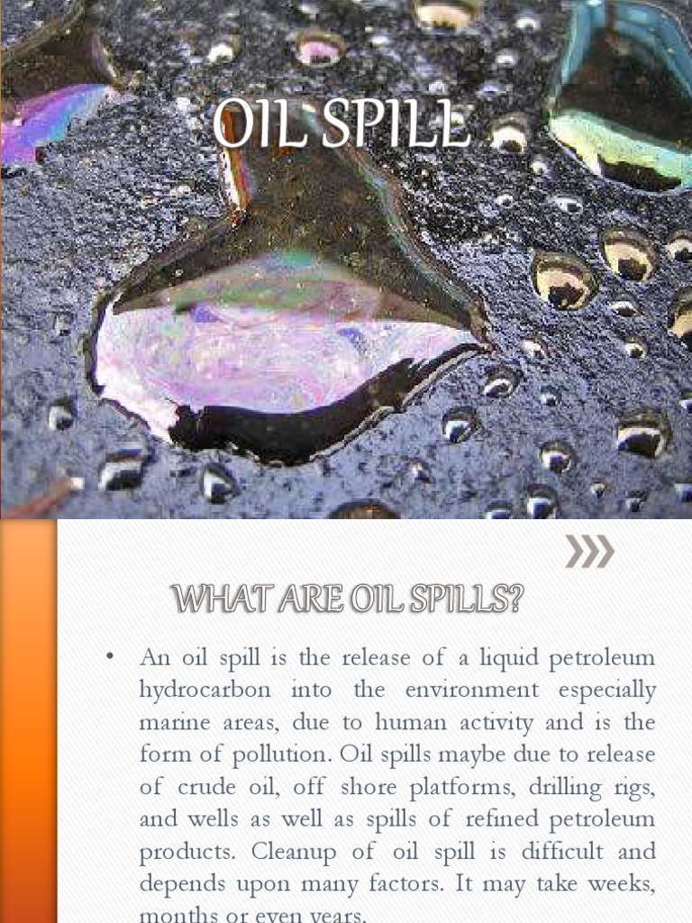 Oil Spill PDF Oil Spill Earth Sciences