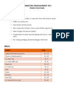 Marketing Management 4P's of Omore