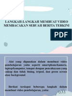 Langkah-Langkah Membuat Video Membacakan Sebuah Berita Terkini