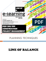 LECTURE 10-Line of Balance
