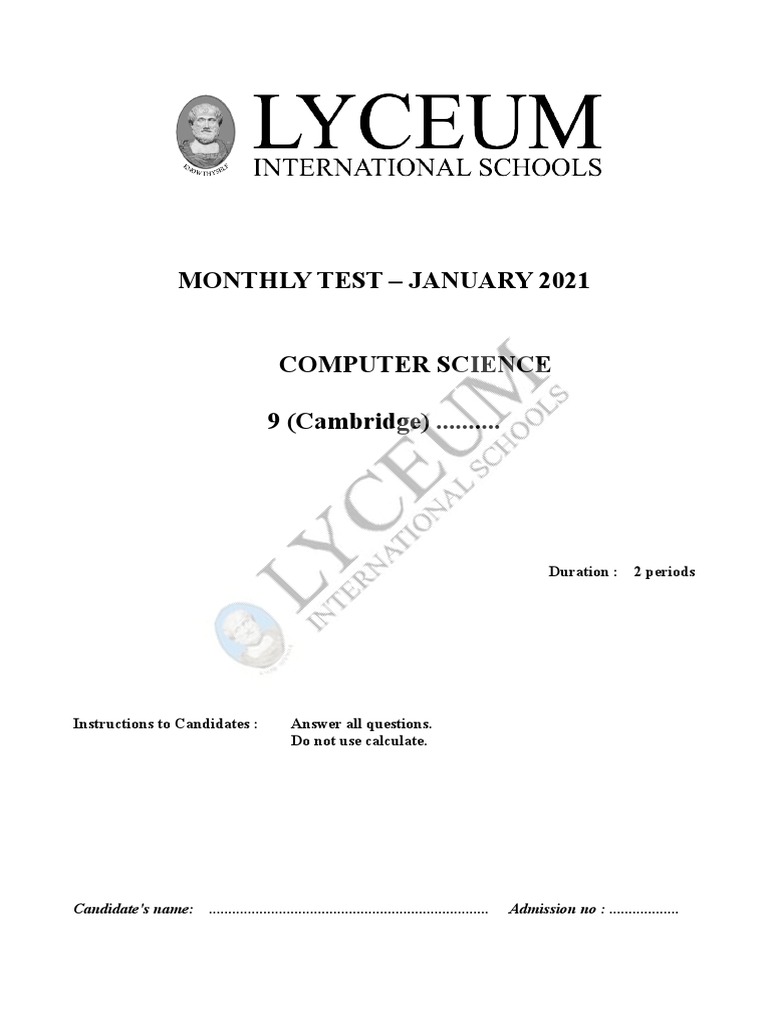 Computer Science | PDF | Logic Gate | Computer Program