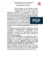 Nota de Prensa 01 PDF