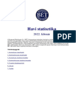 Havi Összefoglaló Statisztika - 2022 Február