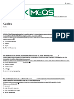 Cables Mcqs For Preparation - PakMcqs