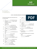 Lesson 6 1 Stative Verbs Extra Exercises