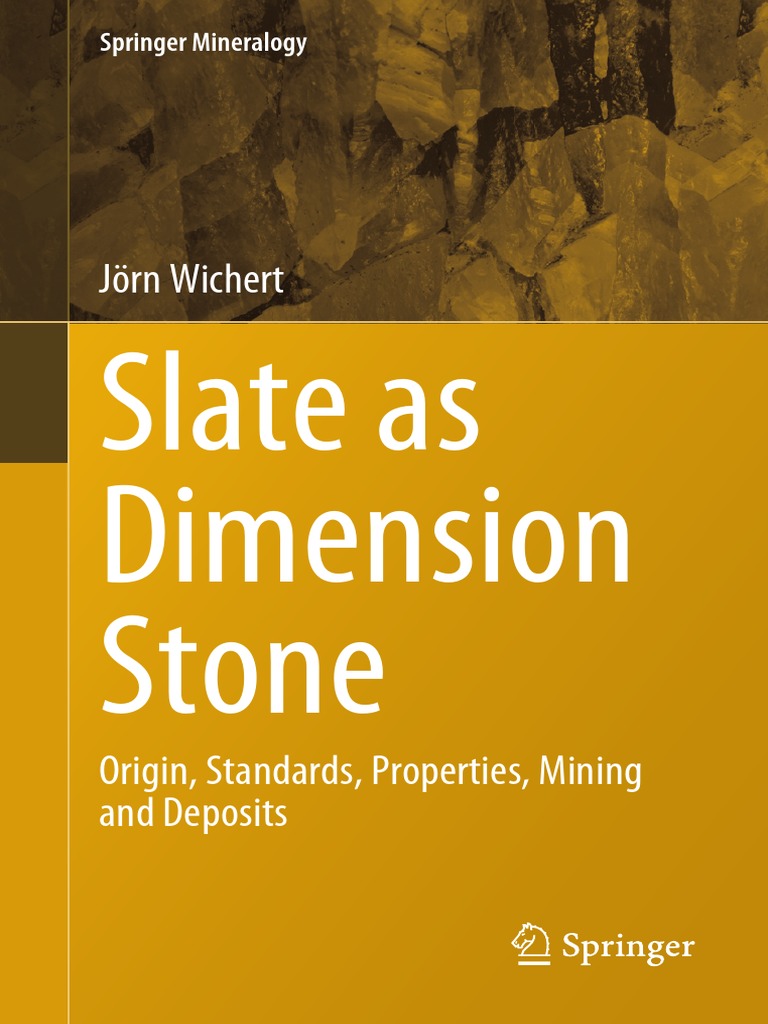 9783030356675 Slate As Dimension Stone PDF Sedimentary Rock Roof
