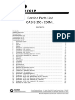 SPARE PARTS MANUAL Oasis-250 62-61141-01