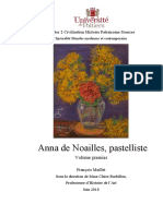 François Maillet, Anna de Noailles Pastelliste 2018 Tome 1