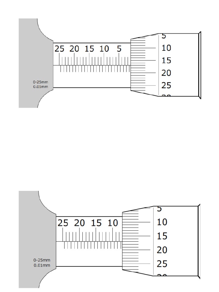 Soal Latihan Depth Micrometer (MM) PDF