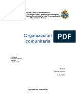 Organización comunitaria