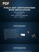 Public Key Cryptosystems With Applications