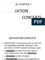 Motivation Concept OB