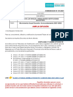 Comunicado #213-2021 Movimiento Anual Docente - Acrecentamiento 2021-2022