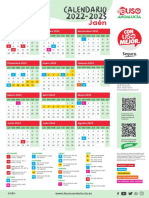 Calendario FEUSO Jaén 2022-2023