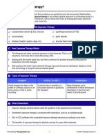 Exposure Therapy Info Sheet