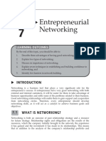Topic 7 Entrepreneurial Networking