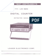 Leader LDC-823A - Manual