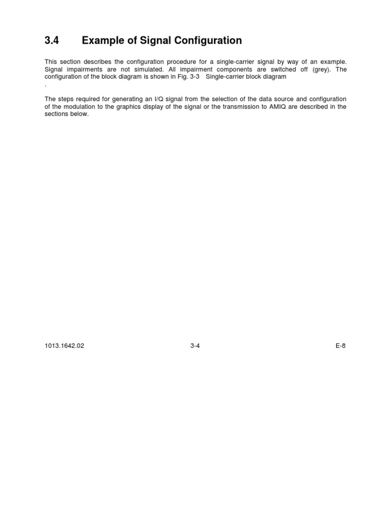 Part 01 B - WinIQSIM Signal Configuration v0 | PDF | Modulation ...