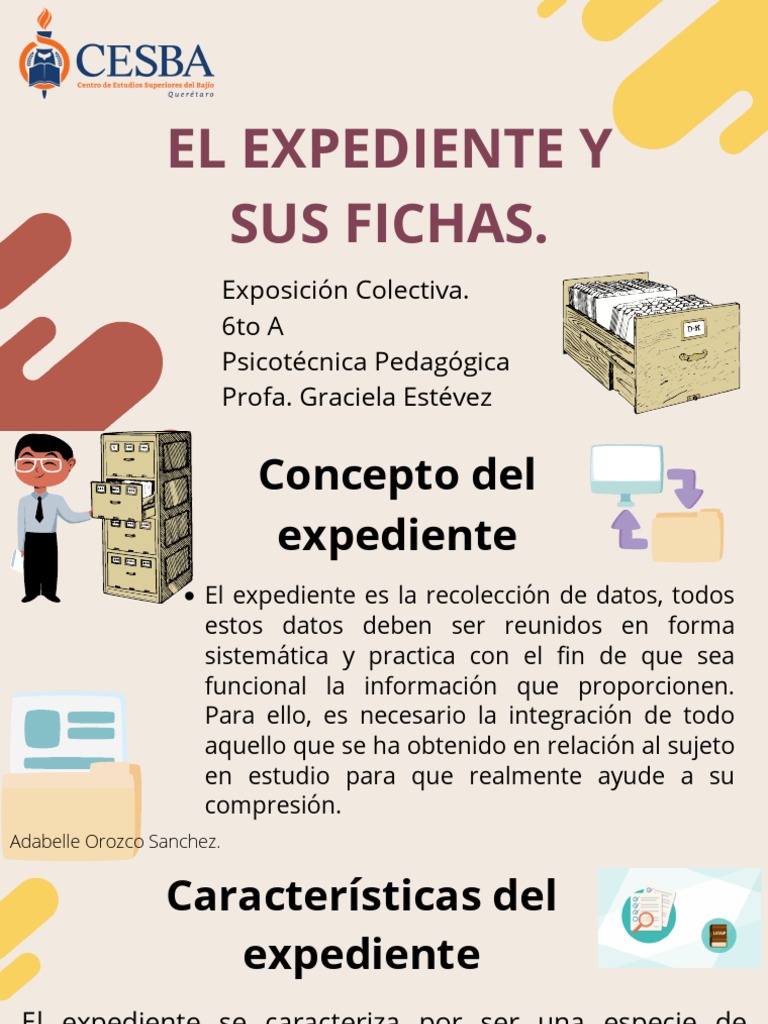 Definición y Uso del Expediente Escolar | PDF | Maestros | Evaluación