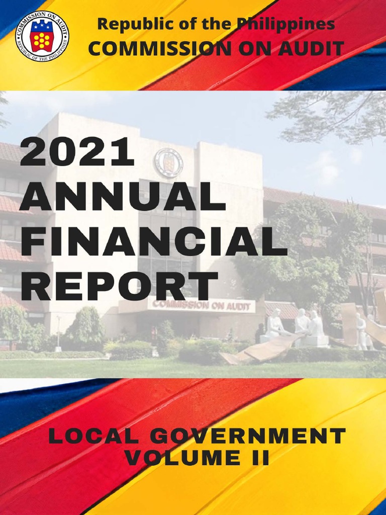 Annual Financial Report For The Local Government Volume II | PDF | Book ...