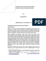 Paper - Paradigma Kritis Ilmu Sosial Dan Komunikasi