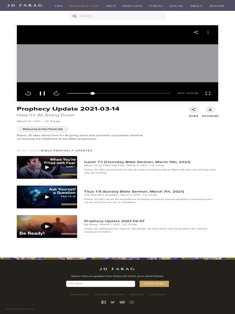 Bible Prophecy | PDF