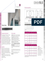 Difusor Lineal: Dimensiones Genéricas