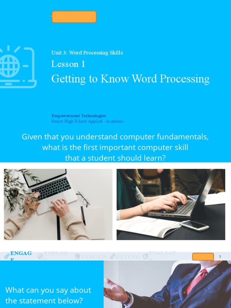 Unit 3 l1 pdf word processor software