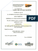 Certificado N°5341