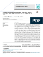 Ecological Network Analysis of Vienna Metabolic System