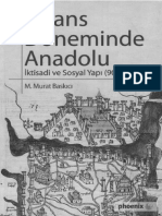 Bizans Döneminde Anadolu İktisadi Ve Sosyal Yapı (900-1261)