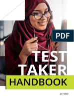 PTE Home - Test Taker Handbook - V7 July 2022