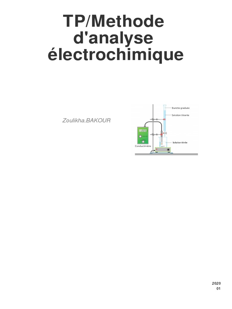 Méthodes de Dosage en Chimie Analytique | PDF | Chimie | Titrage
