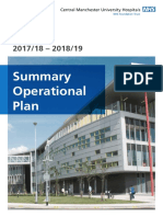 Hospital Summary Operational Plan