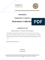 AFRIMETS Hydrometers Calibrations Final Report