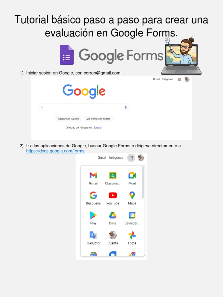 Tutorial Creación de Formulario Google Form | PDF | Ingeniería de ...