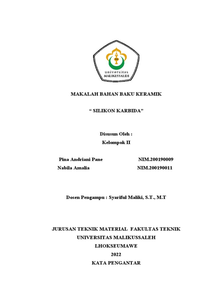 Karakteristik dan Sifat Silikon Karbida | PDF