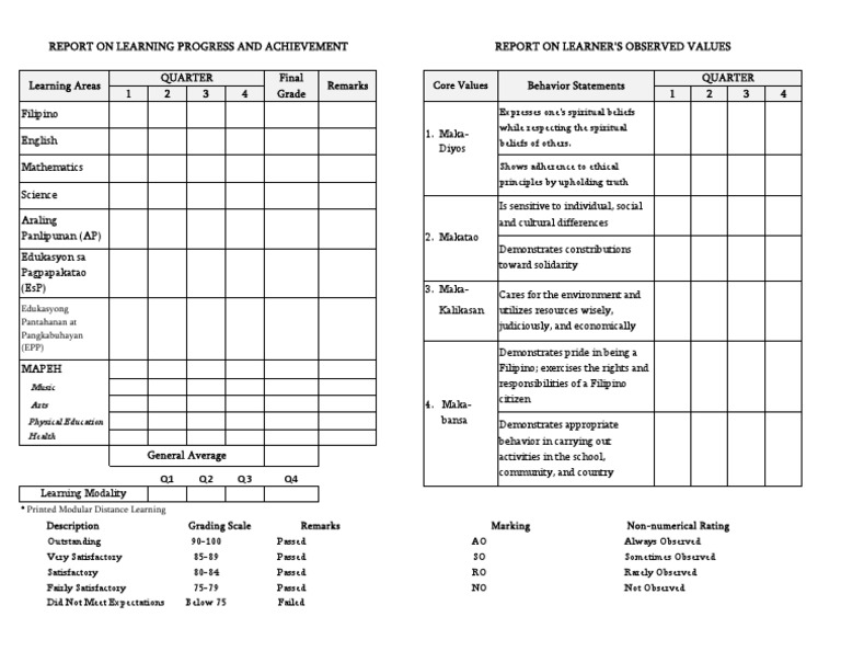 Student Learning Progress Report | PDF | Learning | Cognition