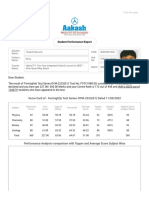 Print student performance report