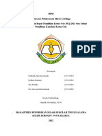 RPM (Rencana Pelaksanaan Micro Leading) Praktek Pelaksanaan Rapat Pemilihan Ketua Osis 2022/2023 Dan Teknis Pemilihan Kandidat Ketua Osis