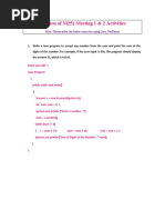 M251 - Meeting 1-2 - Activity - Solution