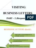 Business Letters - Part 2