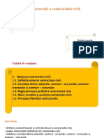 Notiunea Contractului Civil