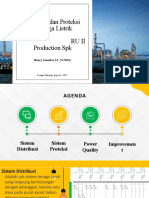 Sistem Distribusi Dan Proteksi Tenaga Listrik Di RU II Production SPK